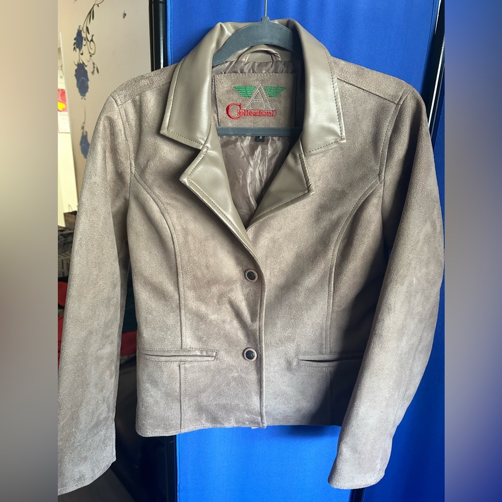Armani Collezioni Brown Leather jacket